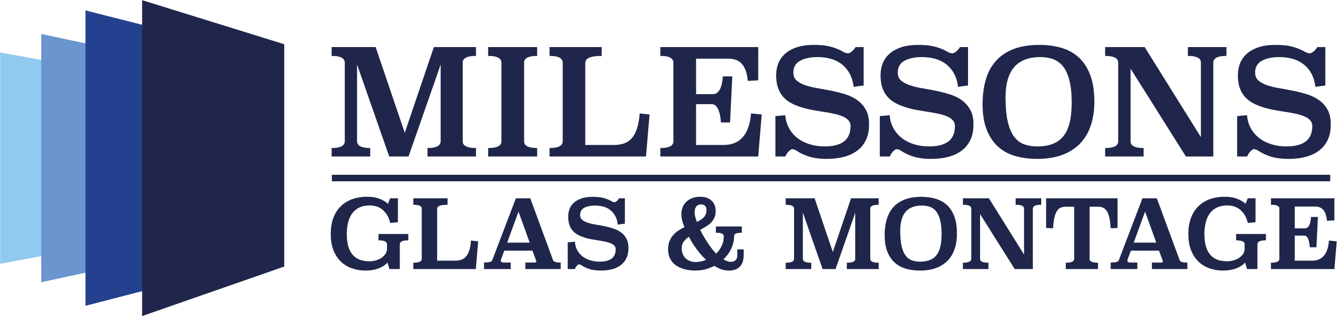 Milessons Glas-Montage